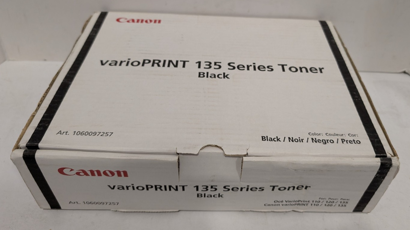 Canon Genuine varioPRINT 135 Series Black Toner 6117B005AA