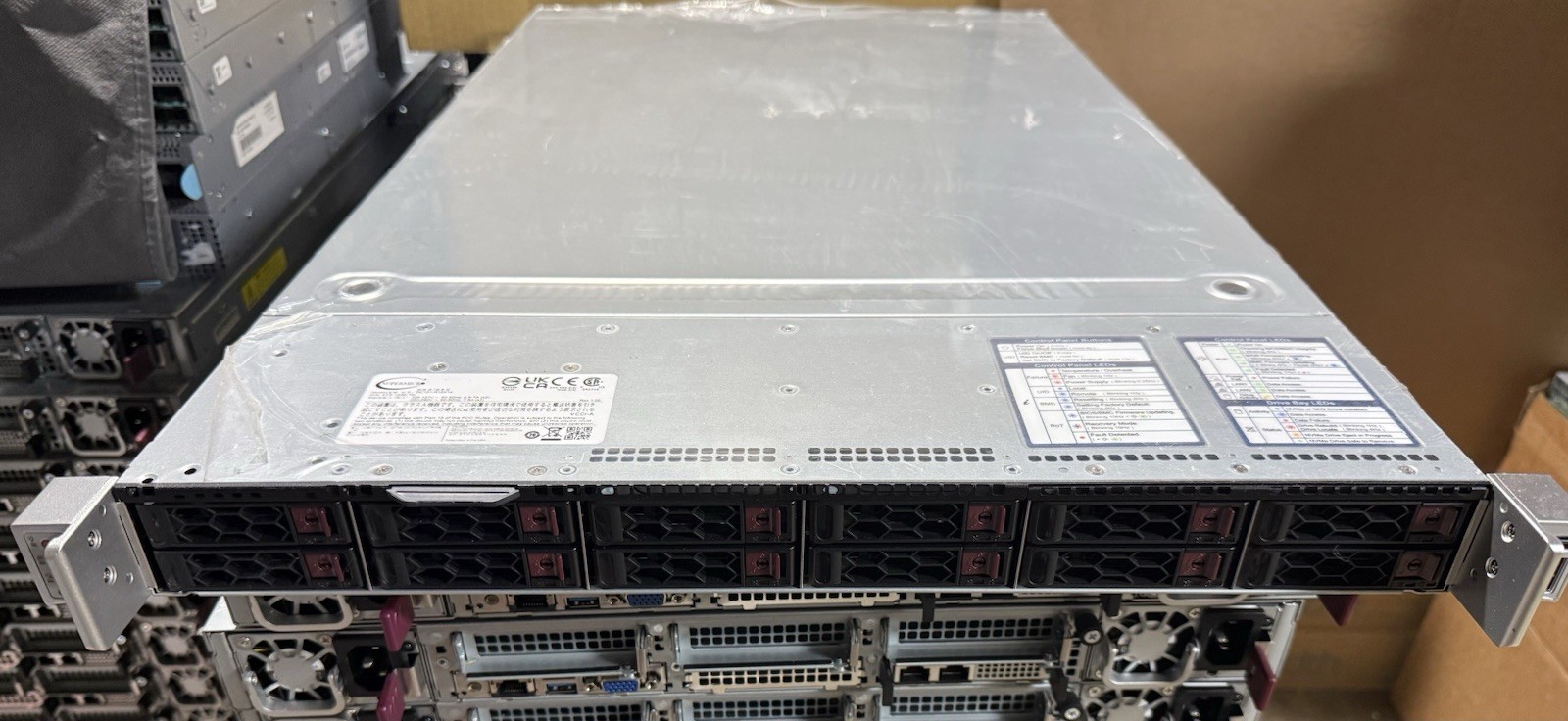 Supermicro SYS-122C-TN CloudDC Server barebone w/AOC-ATG-B2TG, NO MEMORY or CPU