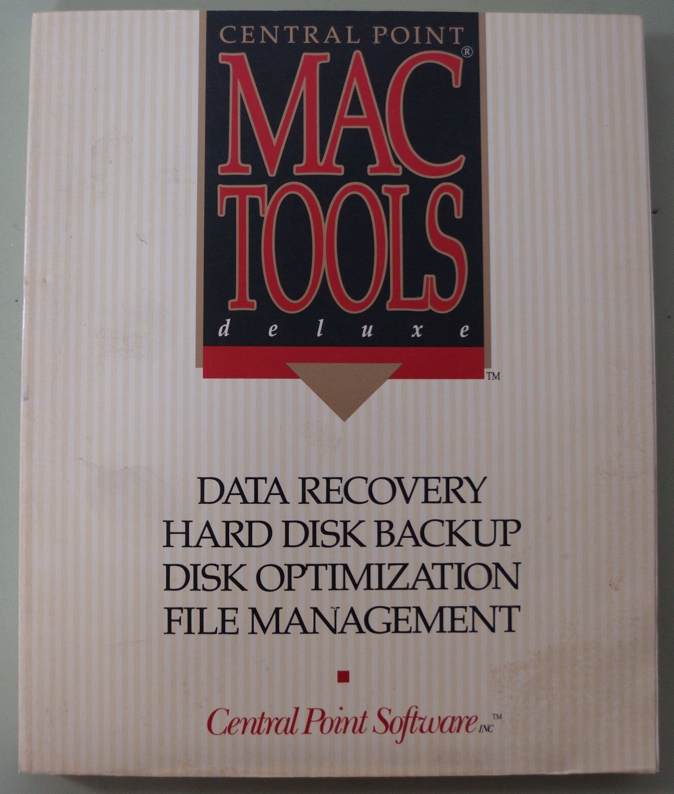 Central Point - Mac Tools Deluxe - User Manual