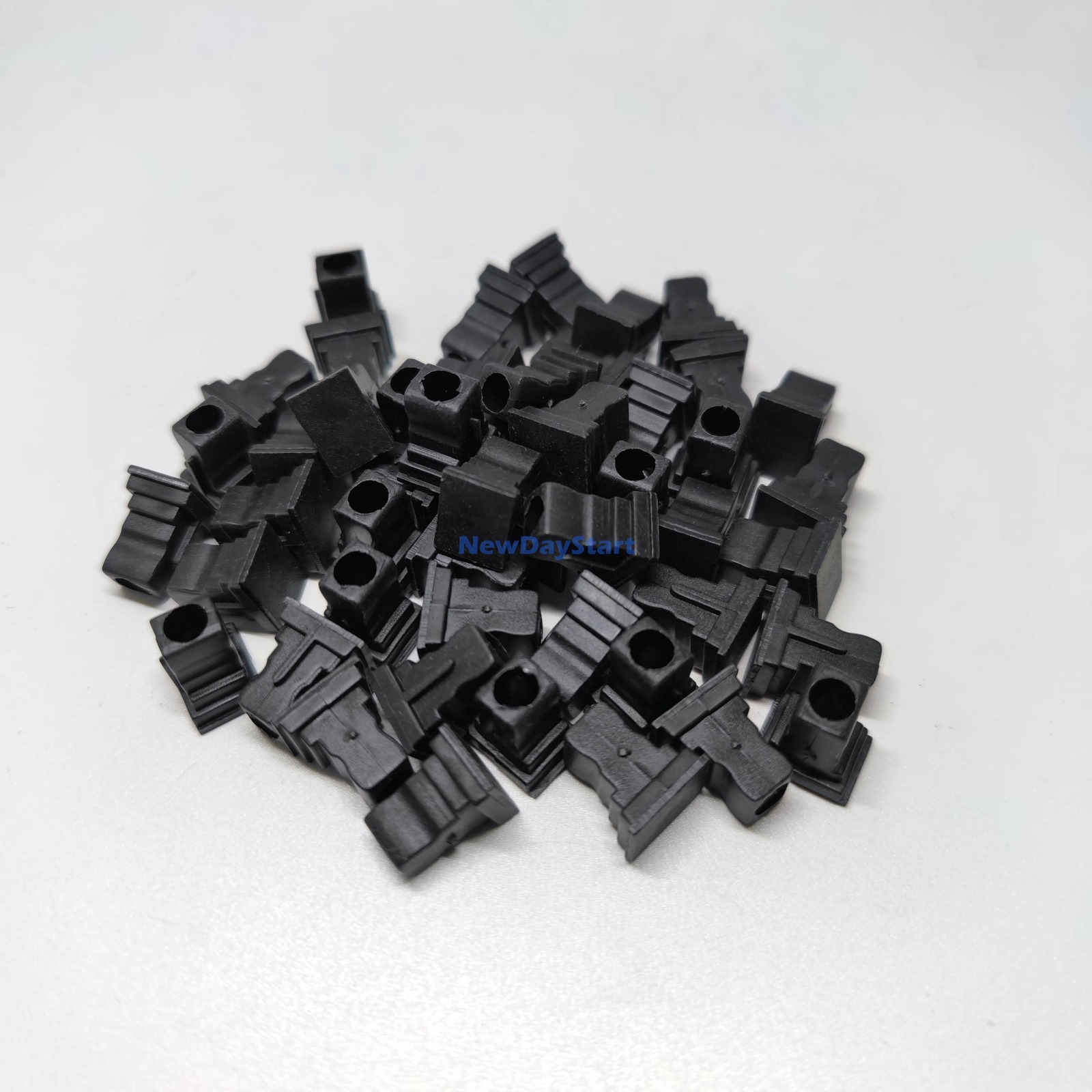 1000pcs SC flange dust plug optical fiber adapter coupler dust cap cover