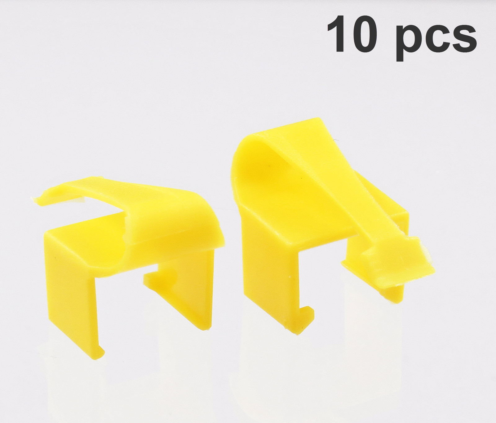 RJCLIP (10 PCS YELLOW Color) - Broken RJ45 fix repair CAT5 CAT5e CAT6 connectors