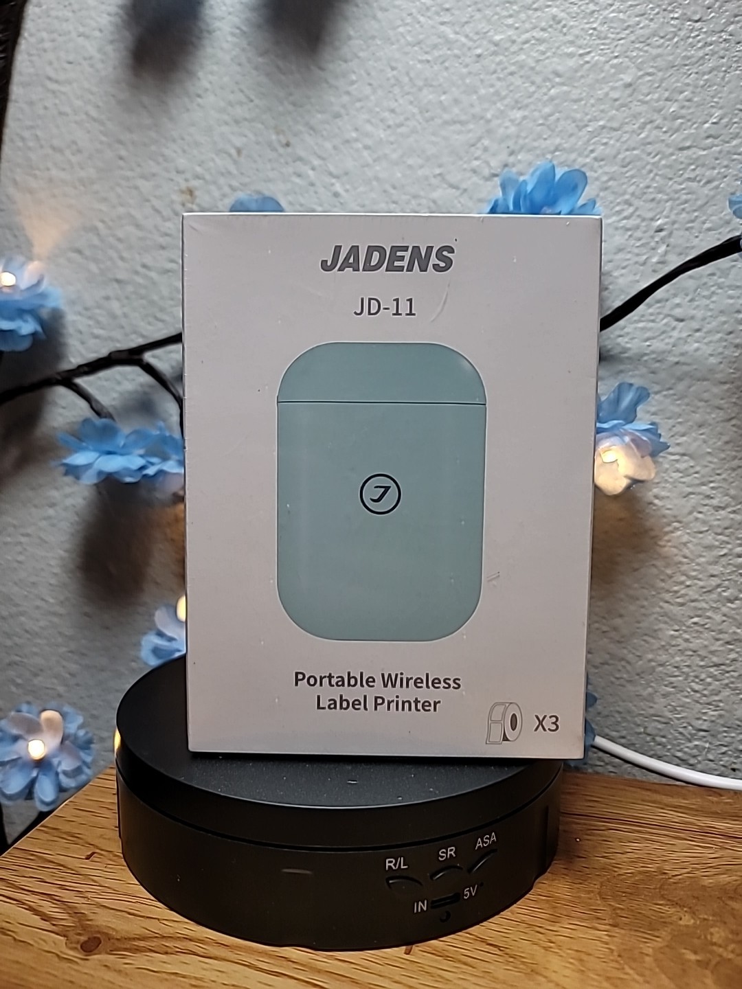New Jadens JD-11 Sticker Thermal Mini Printer Green Portable Wireless Bluetooth