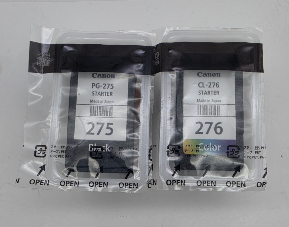 Canon Genuine PG-275 Black CL-276 Color Ink Cartridges New Combo 2 Pack