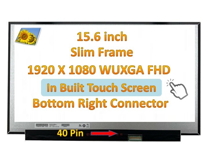 New HP Pavilion 15-eg0070 15-EG0070WM M16342-001 15.6" FHD IPS LCD Touch Screen