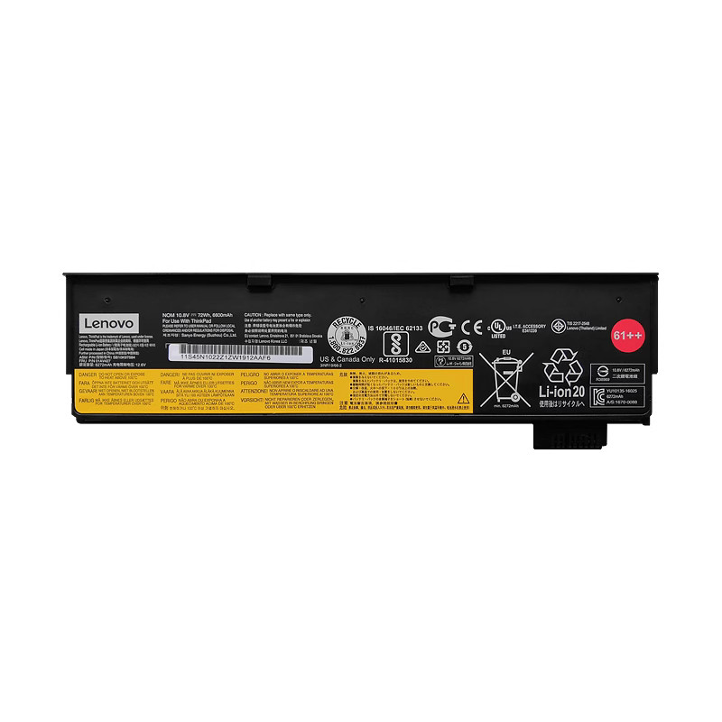 61++ Genuine 72Wh 01AV427 Battery For Lenovo ThinkPad T470 T480 T570 T580 Series