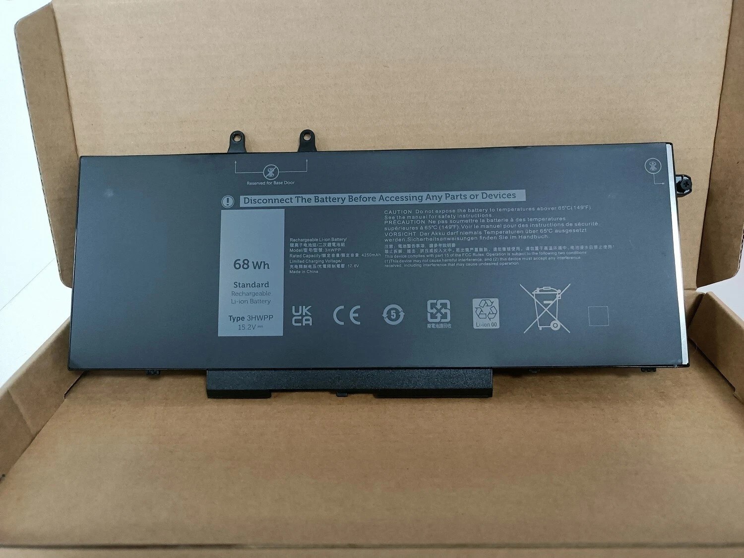 20 Pack 68WH 4-CELL 3HWPP Battery For Dell Latitude 14 5401 5411 15 5501 5511