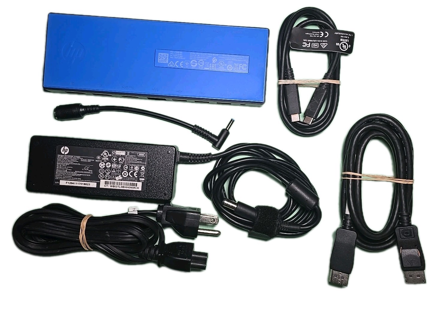 HP USB-C G4 Docking Station & Power Adapter EliteBook 845 G8 840 G3 G5 645 G9 