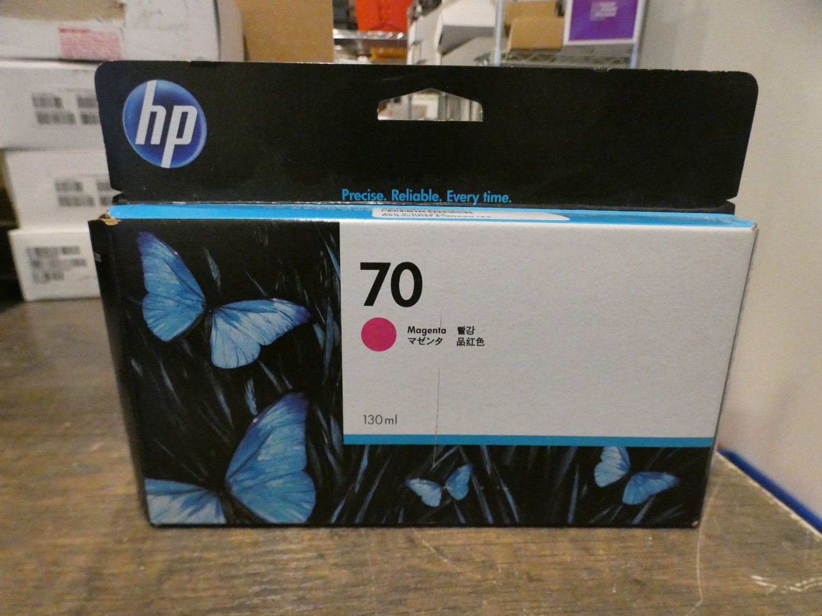 HP 70 Magenta 130ml Ink Cartridge C9453A OEM Expired 2015 DesignJet (New)