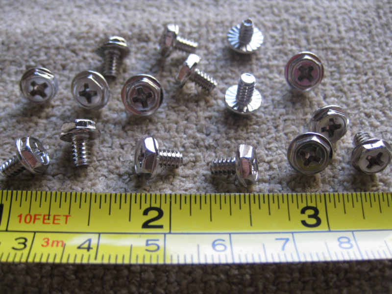 Lots 25 PC Computer DESKTOP HEX Screw for PSU Chassis Mainboard PCI Card screws
