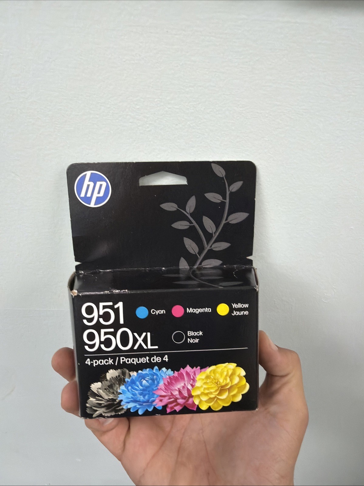 HP C2P01FN 950XL/951 Mulitpack Ink Cartridges, 4/Pack (Black/C/Y/M) EXP 2027+