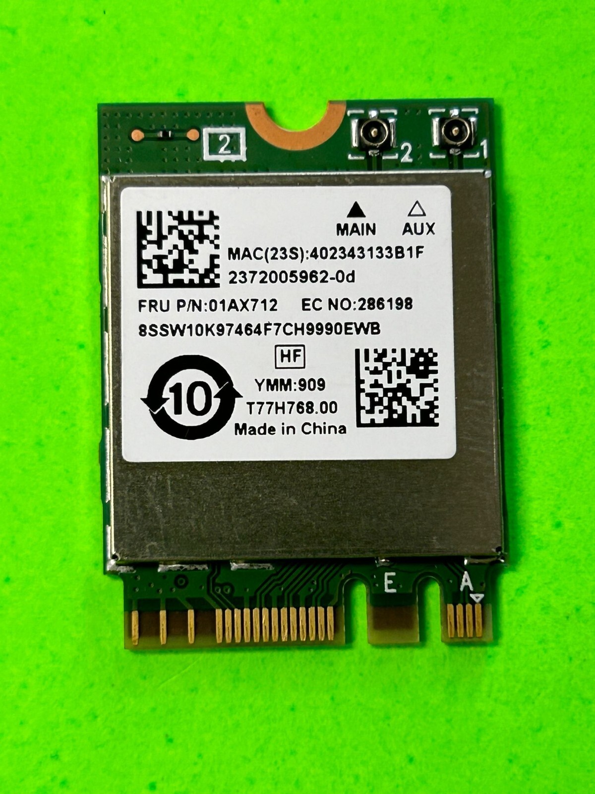 Lot of 4 01AX712 SW10K97464 GENUINE LENOVO WIRELESS CARD FLEX 6-14IKB HH