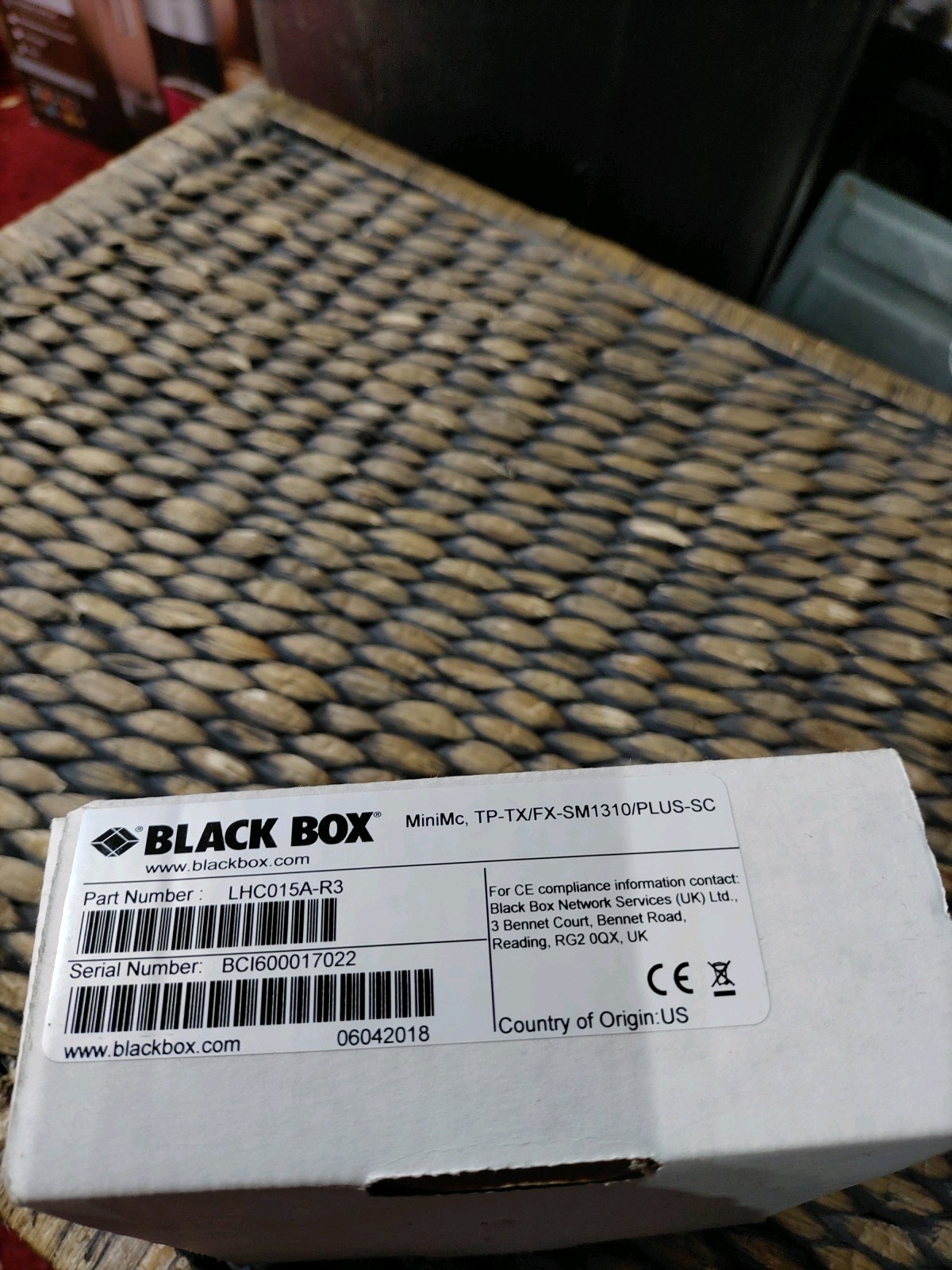 BLACK BOX  MINIATURE MEDIA CONVERTER LHC015A