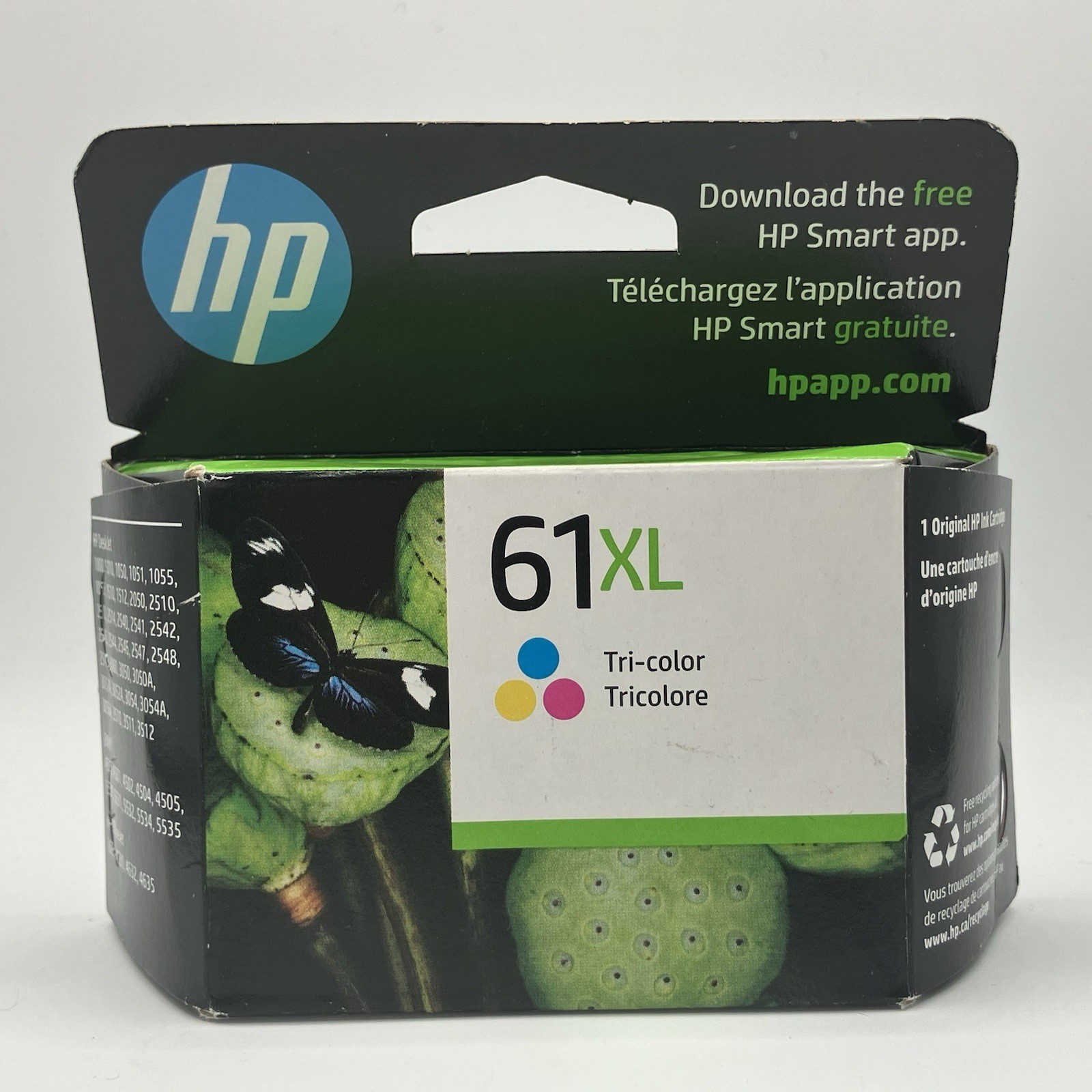 1 - HP 61XL Ink Cartridges / CH564WN OPTION 140 Yellow, Cyan, Magenta 7/2025