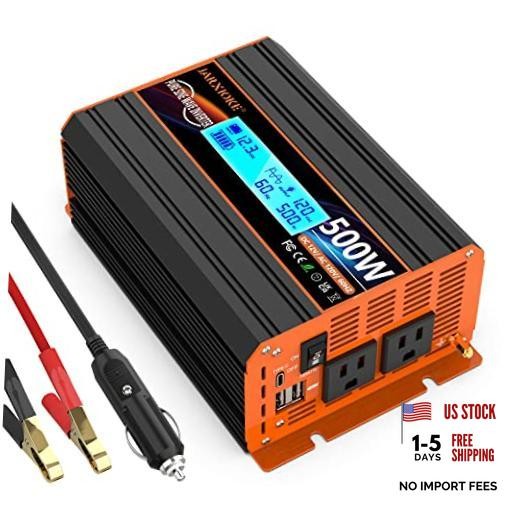 500 Watt Pure Sine Wave Power Inverter 12V DC 12V 500W pure sien wave inverter