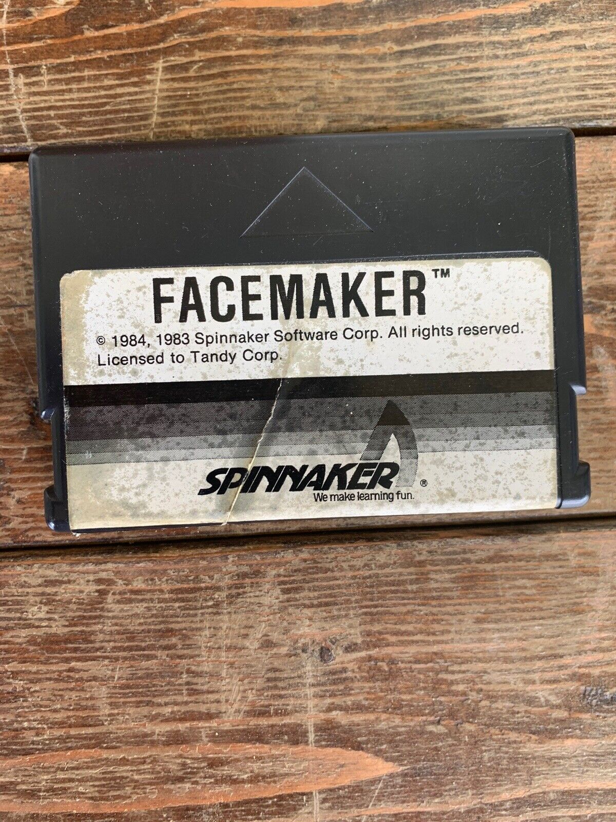 Tandy Computer Facemaker Cassette 26-3166-Used VINTAGE-Radio Shack-Estate-1984