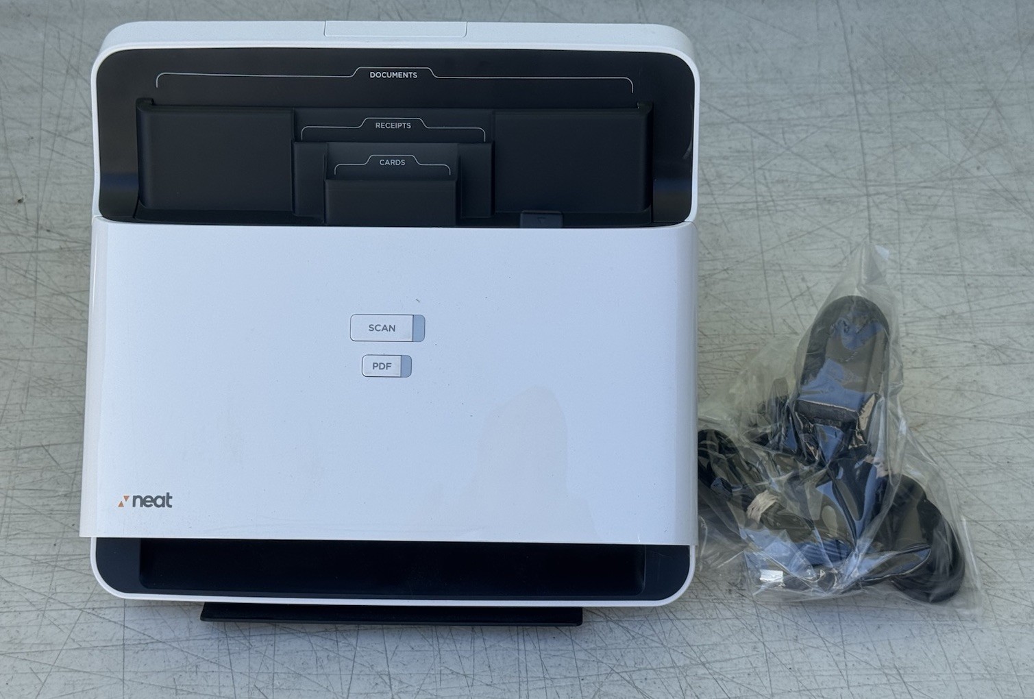 Neat Desk Desktop Scanner & Digital Filing System ND-1000 W/ CORDS USED