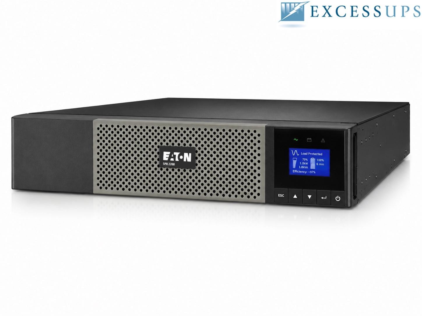 Eaton 5PX 1950VA 1920W RM 2U 120V 20A, Output:(8)5-20R, 5PX2200RT - Refurbished