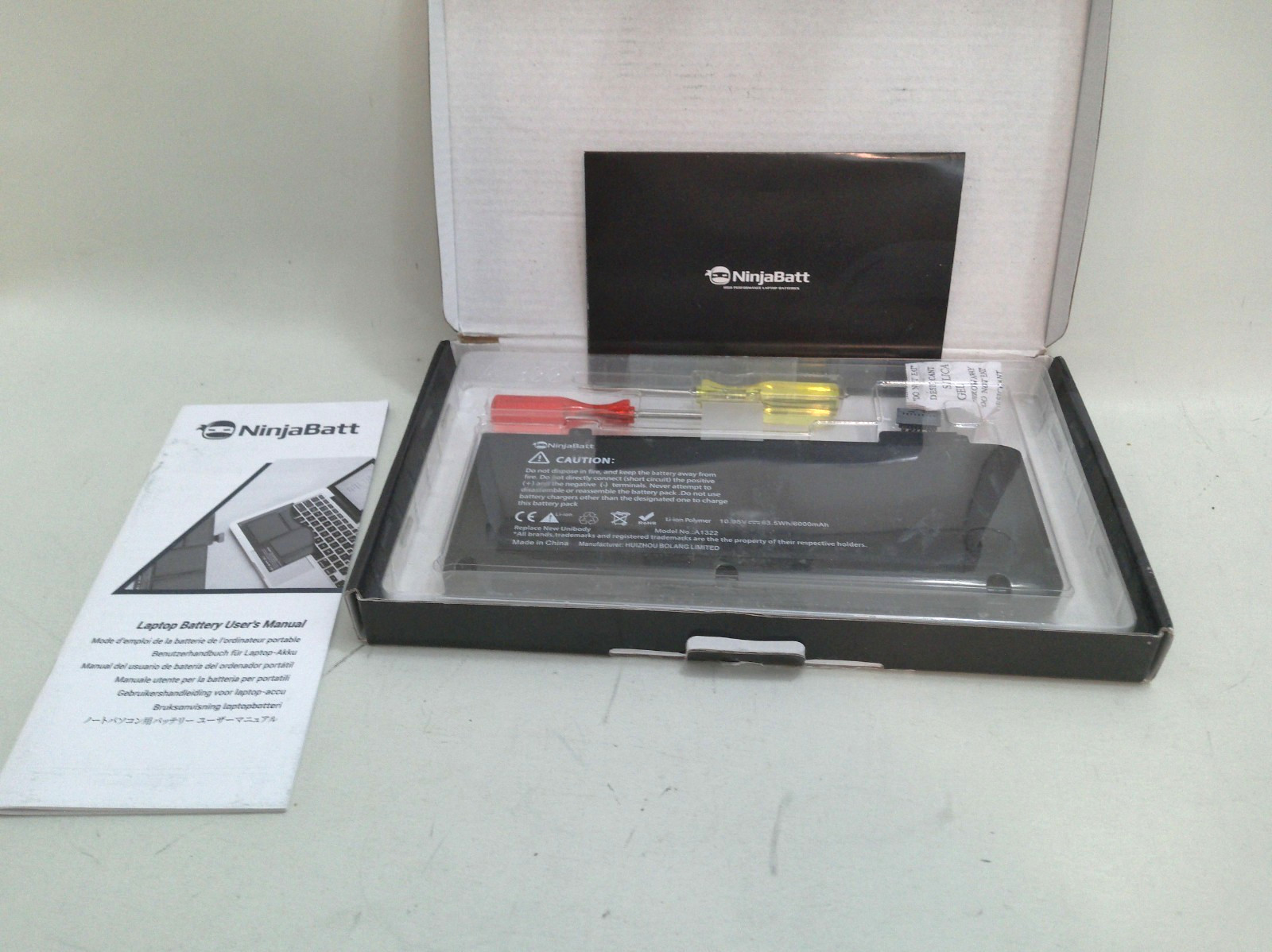 NinjaBatt Battery A1278 A1322 for Apple MacBook Pro 13 Mid 2012 2010 2009 