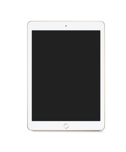 Apple iPad 6th Gen. 32GB, Wi-Fi + Cellular (Unlocked), 9.7in - Gold DAMAGED