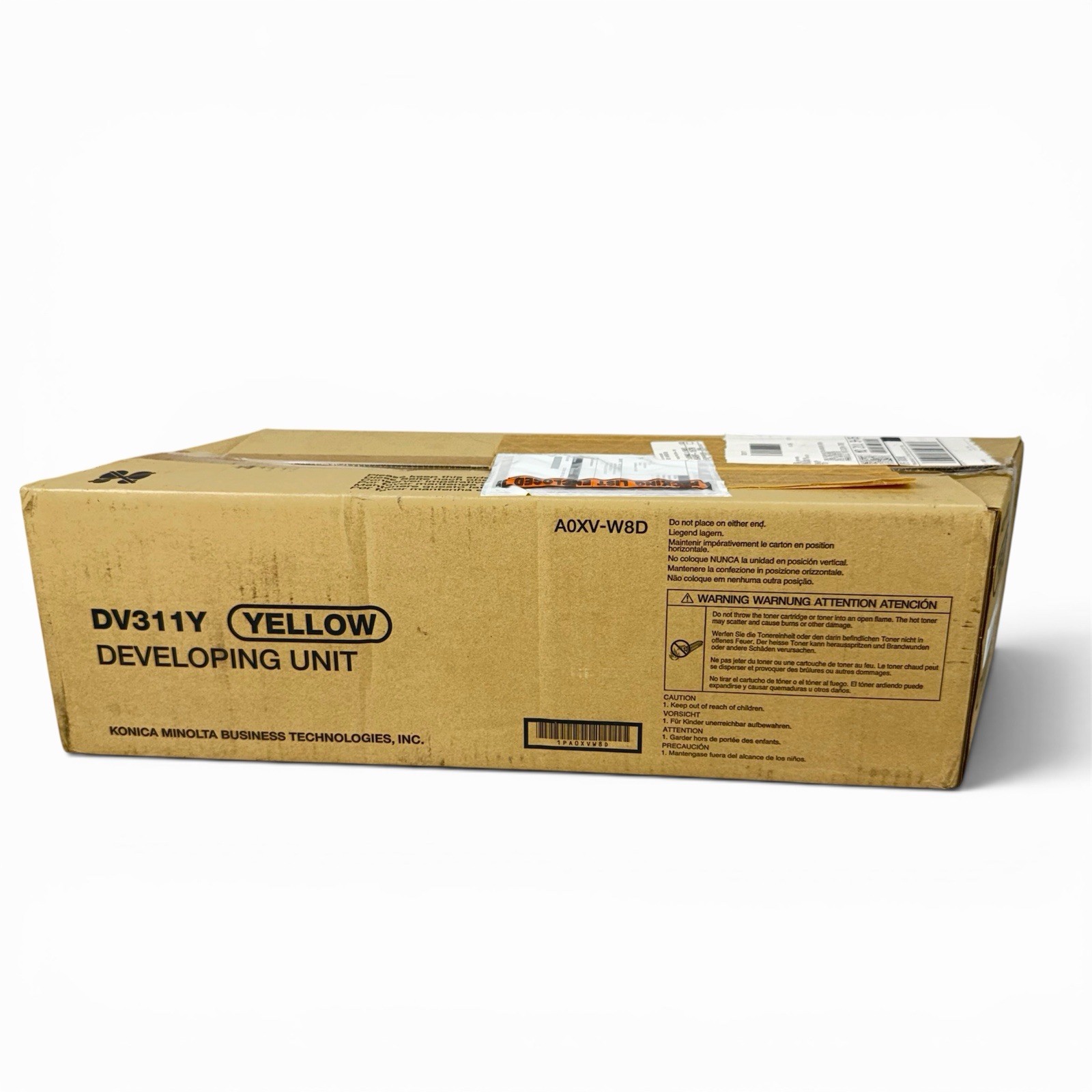 Genuine Konica Minolta DV311Y Yellow Developing Unit A0XV-W8D OEM - New Sealed