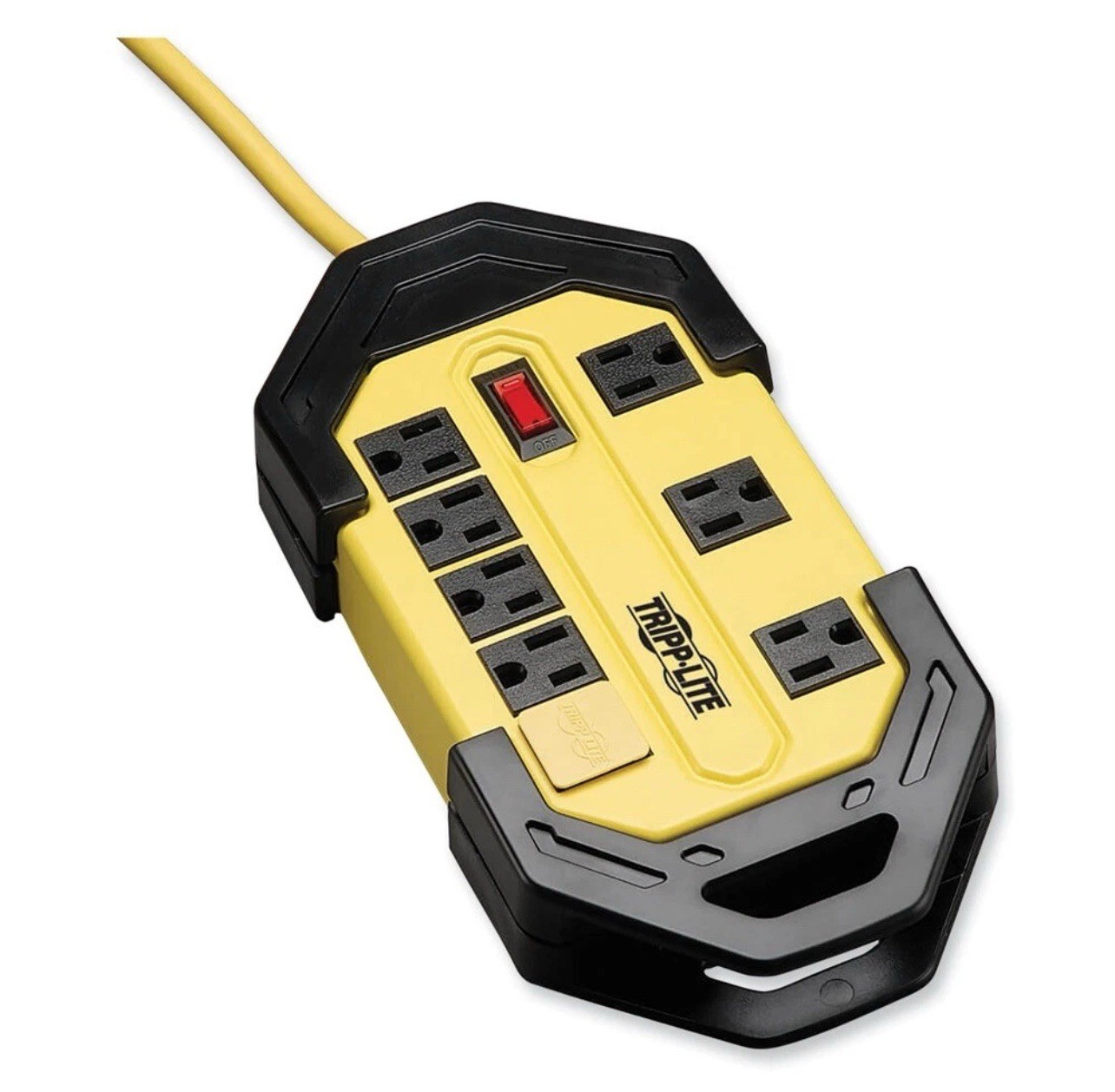 Tripp Lite TLM815NS 8-Outlet Safety Power Strip w/ 15' Cord - Yellow/Black New
