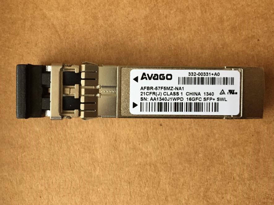 NetApp Avago AFBR-57F5MZ-NA1 16GFC SFP+ SWL Optical Transceiver Module