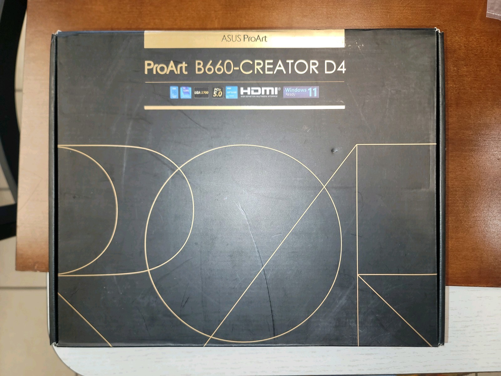 ASUS PROART B660-CREATOR D4 LGA 1700 DDR4 Rare Discontinued NEW Open Box