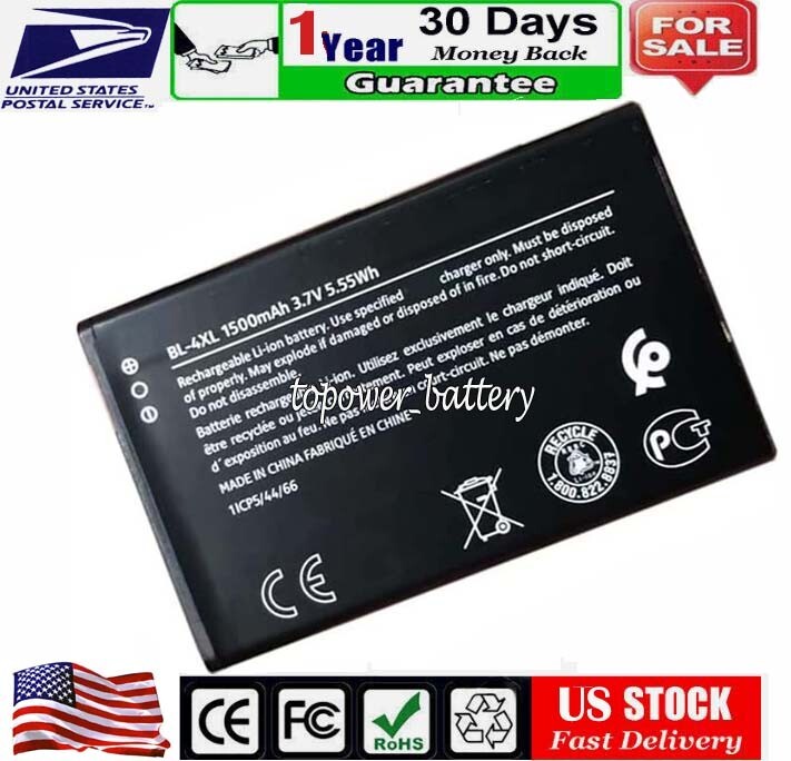 Replacement T-Mobile Battery For Nokia 6300 4G TA-1324 BL-4XL BL4XL 1500mAh