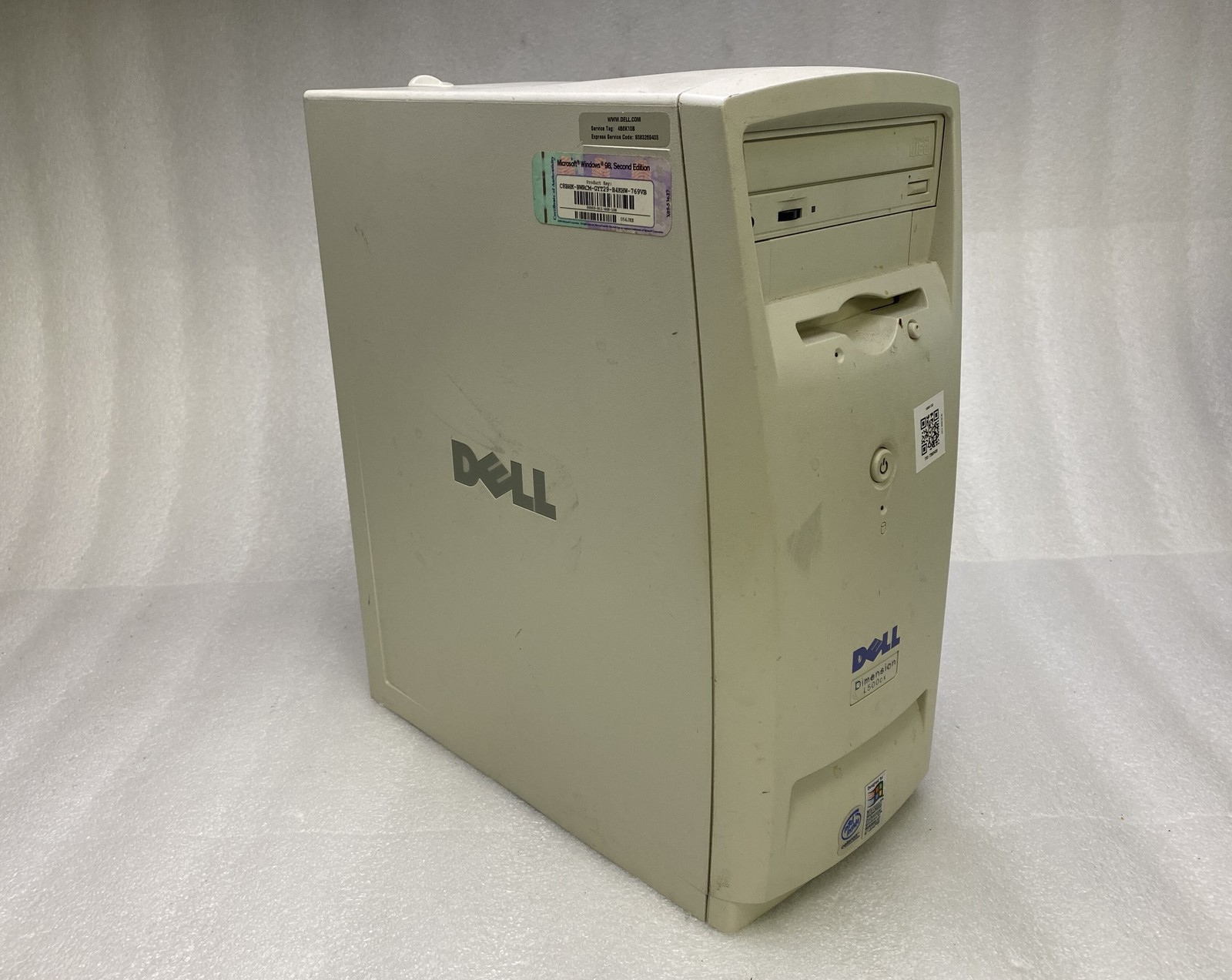 Vintage Dell Dimension L500cx Intel Celeron 500MHz 128MB RAM NO HDD/OS