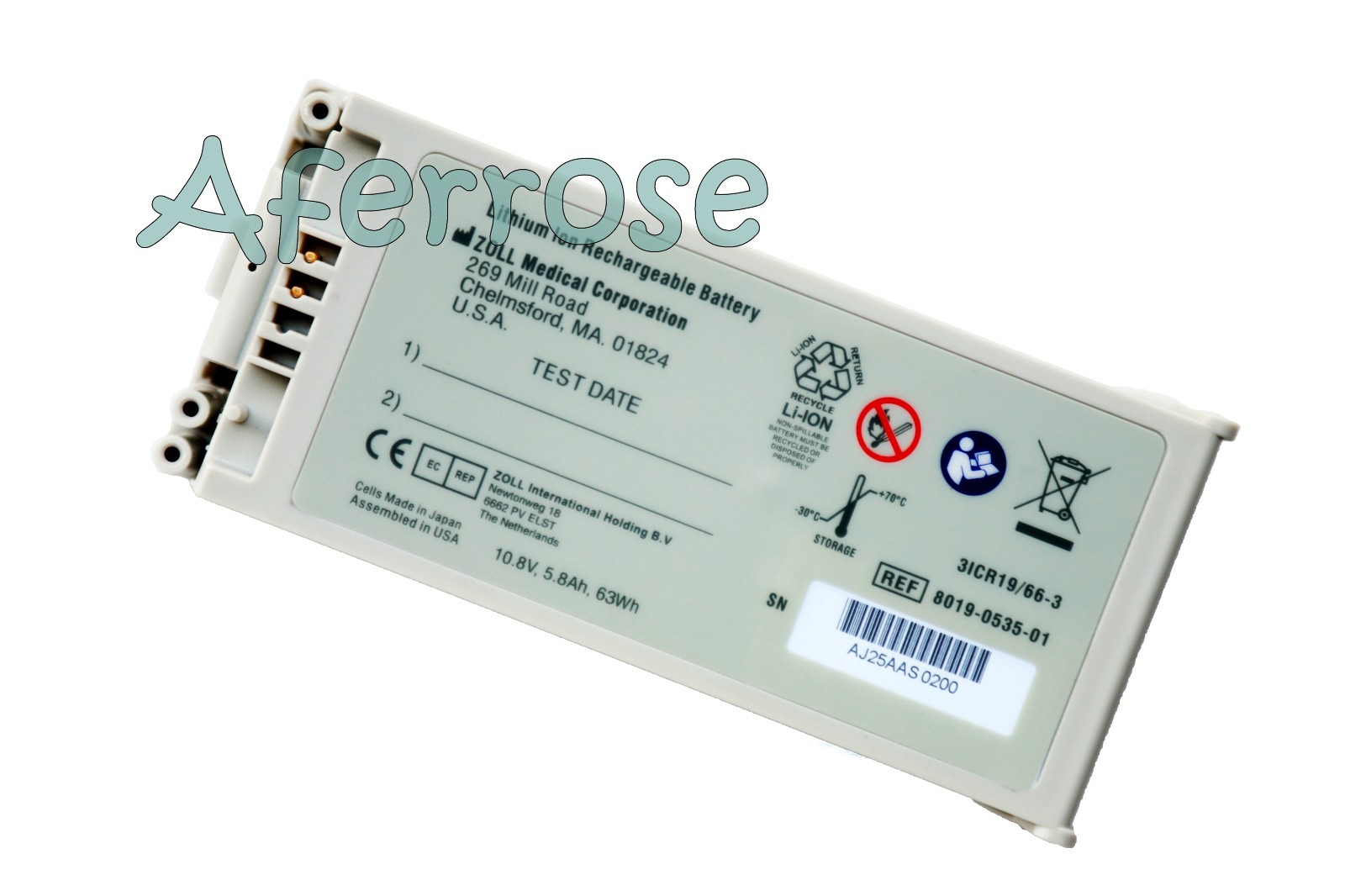 New Genuine REF 8019-0535-01 SurePower Rechargeable Battery for ZOLL R/E Series
