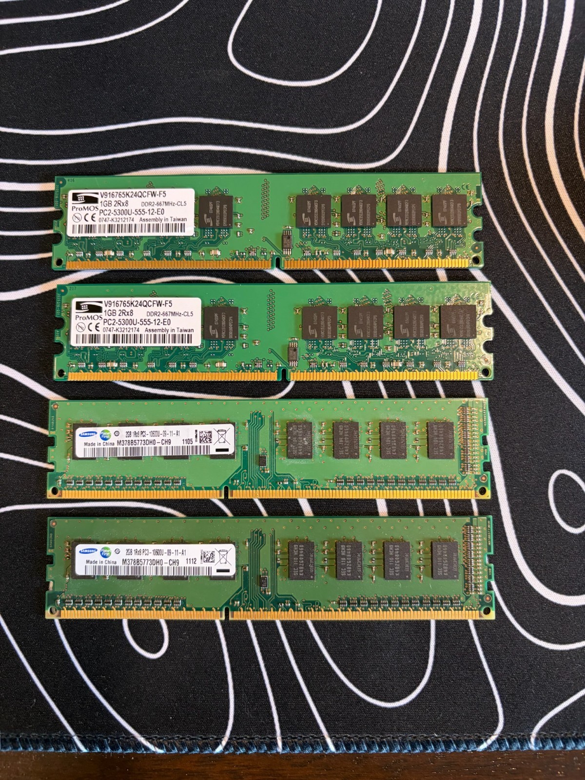 Parts lot of Computer Components - RAM, CPUs, Motherboard AMD, Corsair, Samsung
