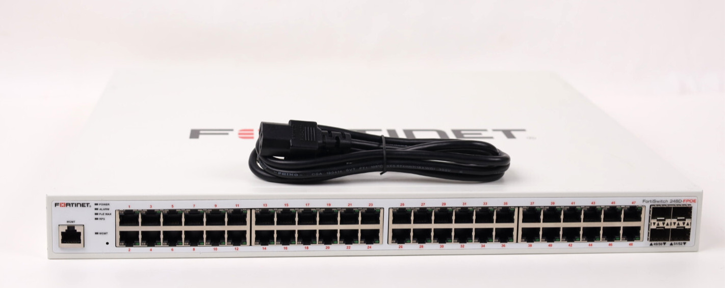 Fortinet FortiSwitch 248D-FPOE Network Switch p868
