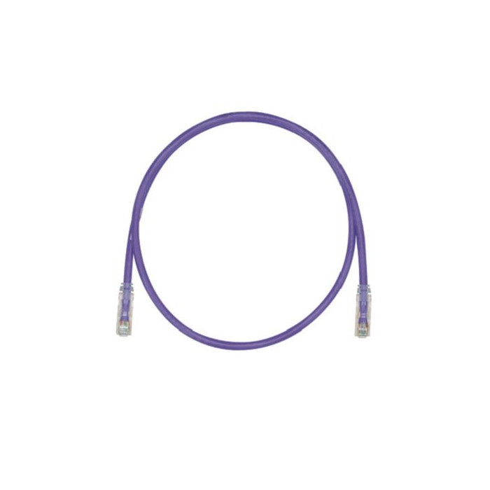 Panduit UTPSP4VLY Patch Cord Cat 6 UTP 24 AWG Copper 4 ft Violet
