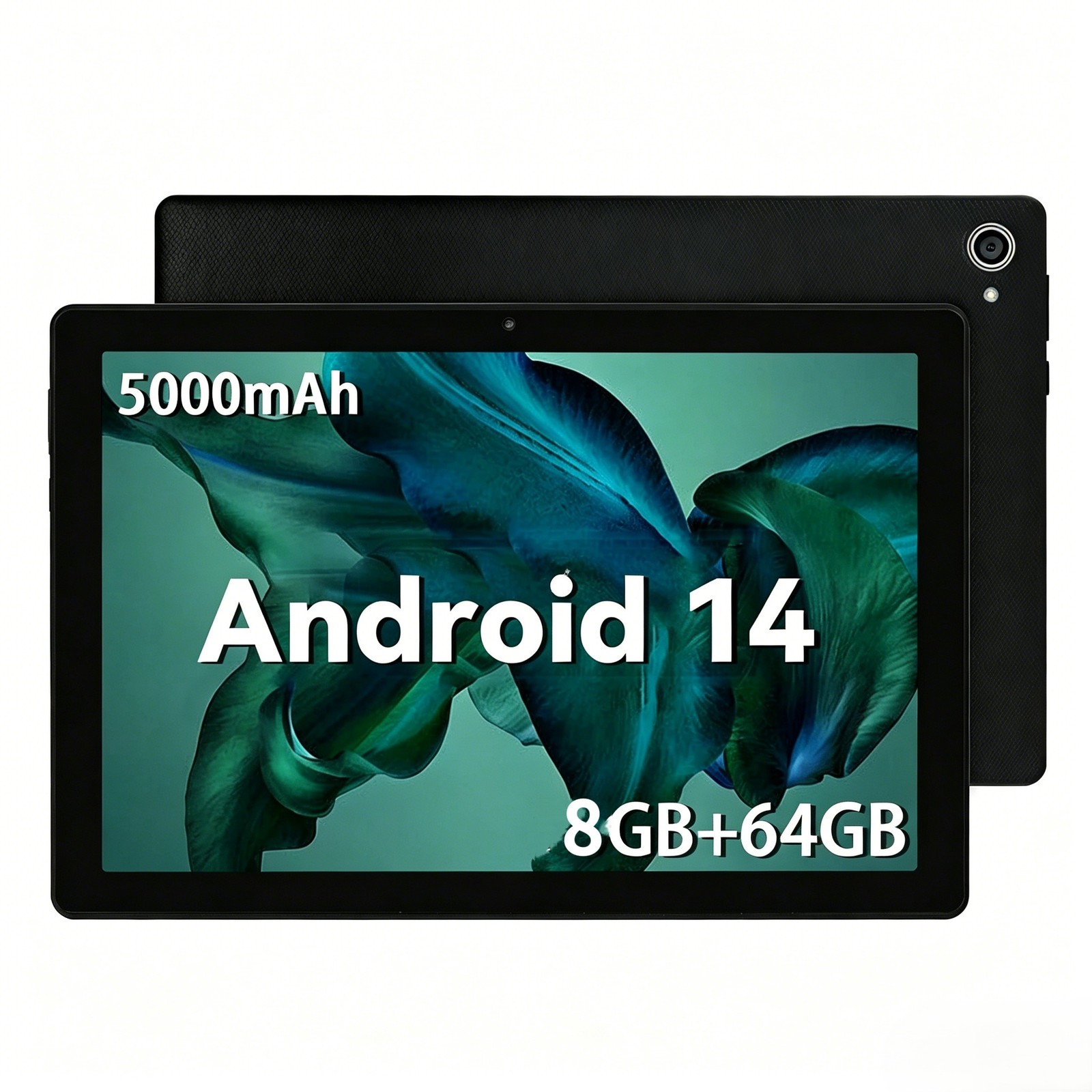 2025 Tablet 10 inch Android 14 Tablet 8+64GB 1280x800 IPS Touchscreen 5000mAh US