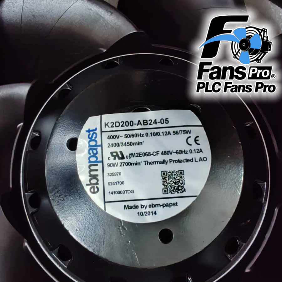1PCS New Ebmpapst K2D200-AB24-05 400V 90W IP55 Spindle Motor Fan Fast ship