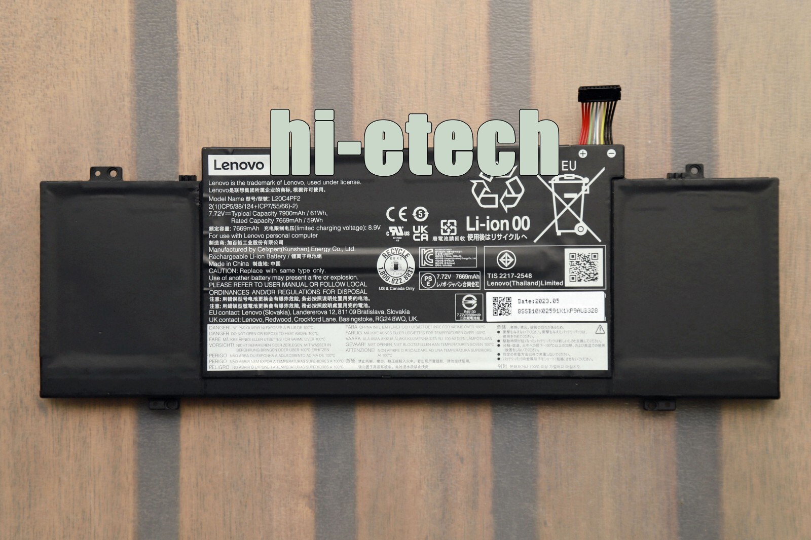 Genuine L20C4PF2 L20D4PF2 L20M4PF2 Battery for Lenovo Yoga Slim 7 Carbon 14ACN6