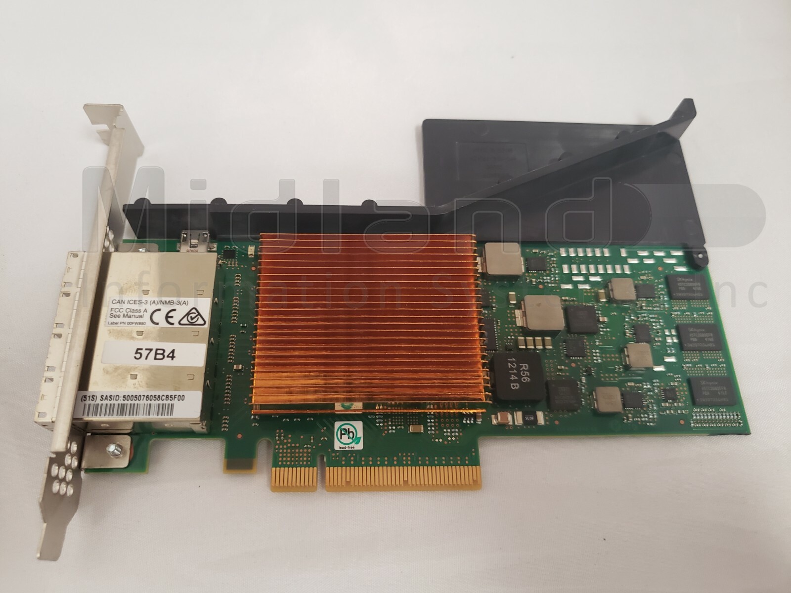 IBM EJ10 SAS 6Gb 4-Port PCIe3 (x8) RAID Adapter (FH) for IBM p & i series, 57B4