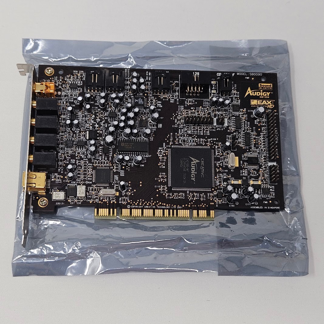 VTG Creative Labs Sound Blaster Audigy EAX Advanced HD SB0090 5.1 PCI Sound Card