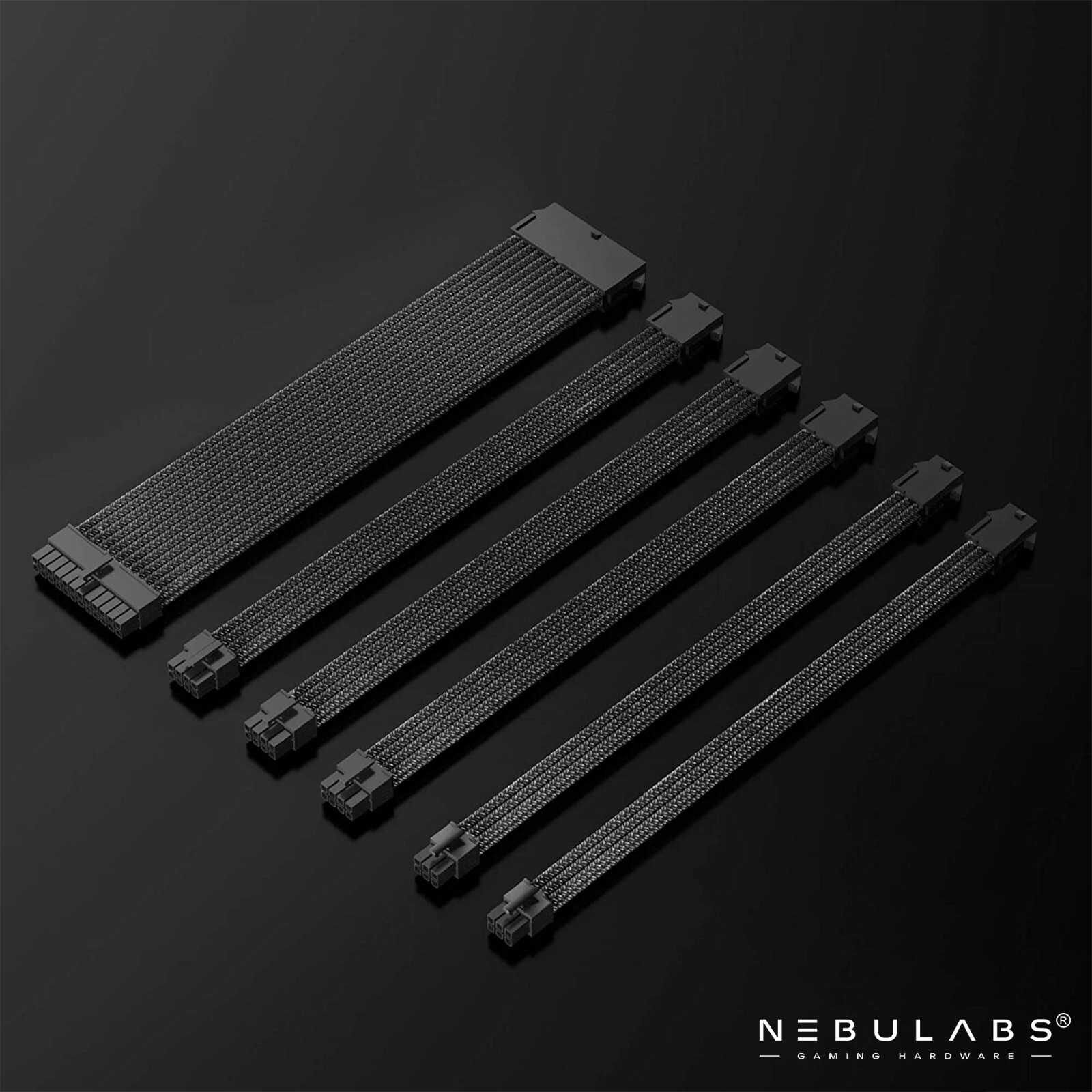 RGB PSU Customization Mod Sleeved Extension Power Supply GPU Braided Cable Kit
