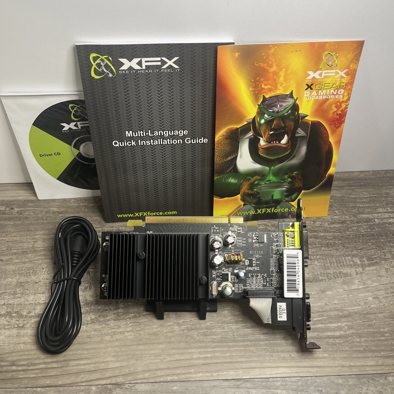 XFX NVIDIA GeForce 6200A GPU PVT44AWANG 256MB DDR2 SDRAM AGP Video Graphics Card