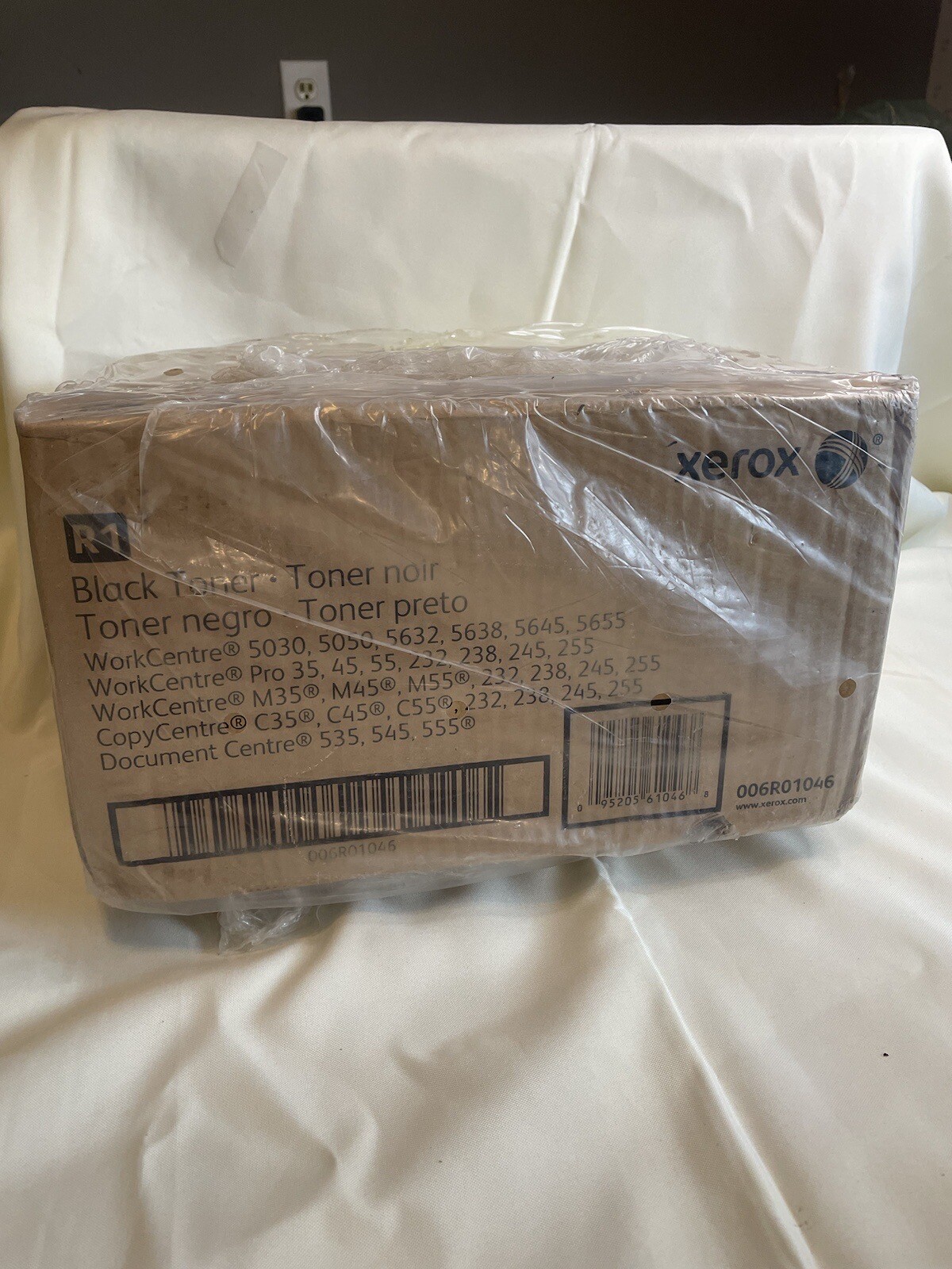 Genuine Xerox 006R01046 (6R1046) Black Toner 2-Pack + Waste Toner - NEW SEALED