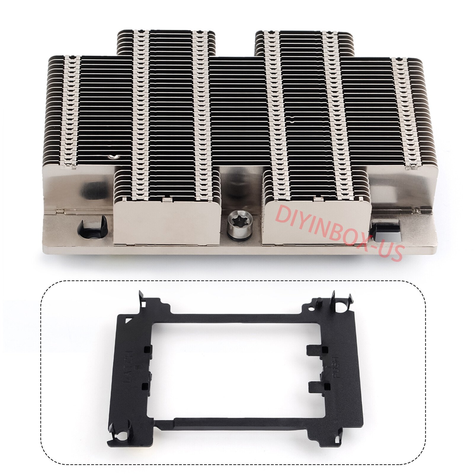 New Dell PowerEdge R740 R740xd R640 CPU Cooling Heatsink C6R9H 0C6R9H w/ Bracket