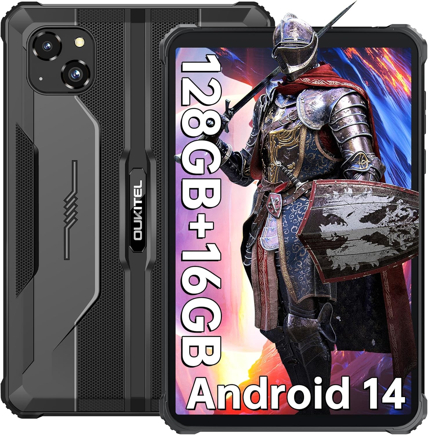 2026 OUKITEL RT3 PRO Tablets 8 in Android 14 Tablet 128GB+16GB 5150mAh  NFC