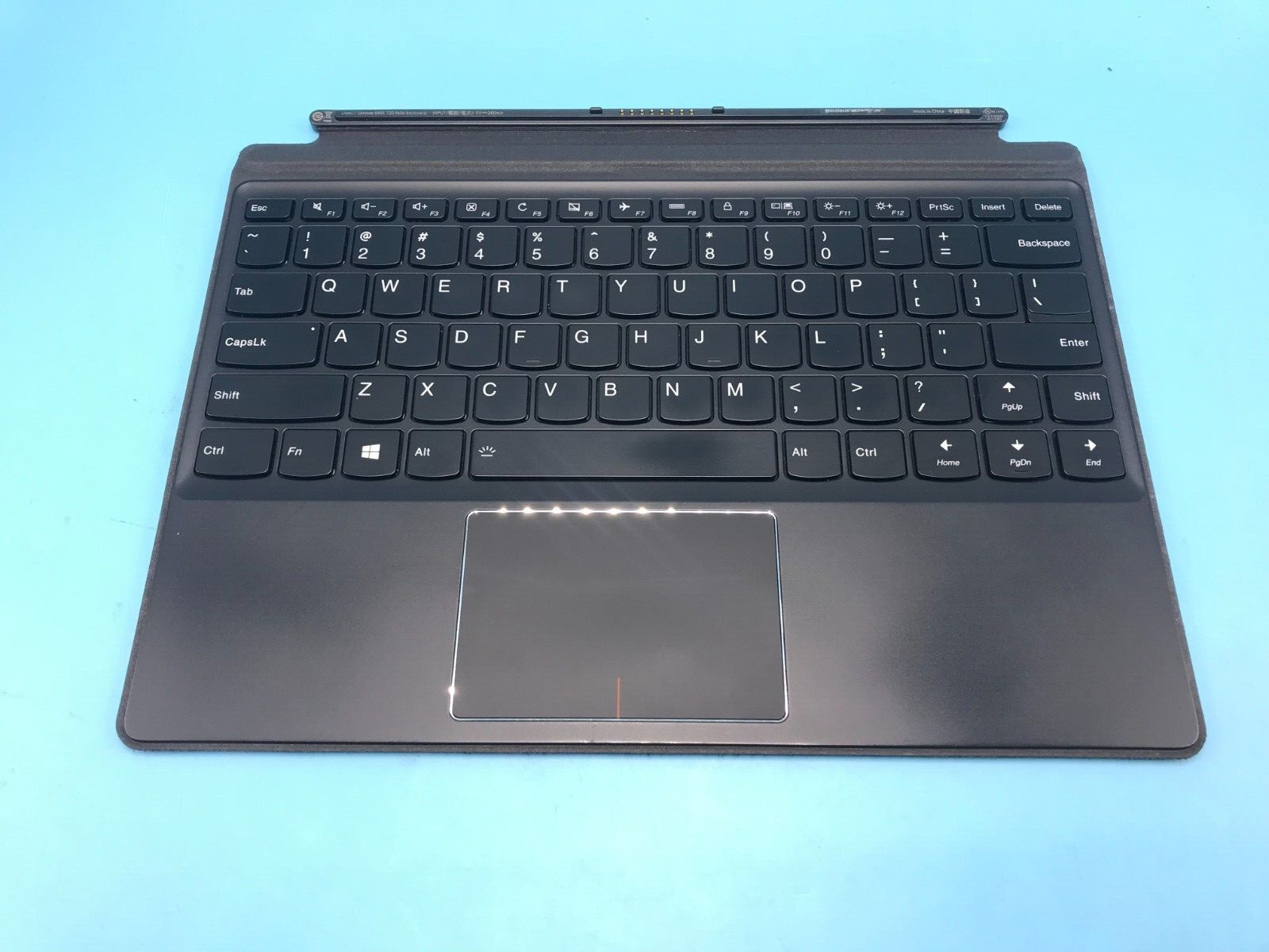 Original Lenovo MIIX 720 Folio Magnetic keyboard - US English