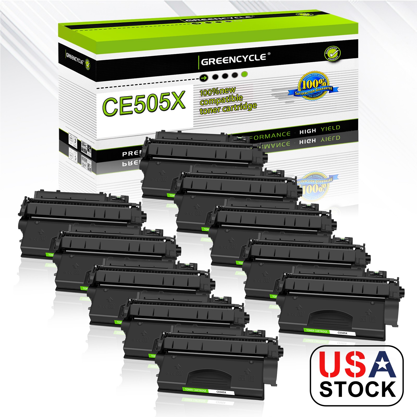 10PK CF280X 80X High Yield Toner For HP LaserJet Pro 400 M401a M401dw M401dne