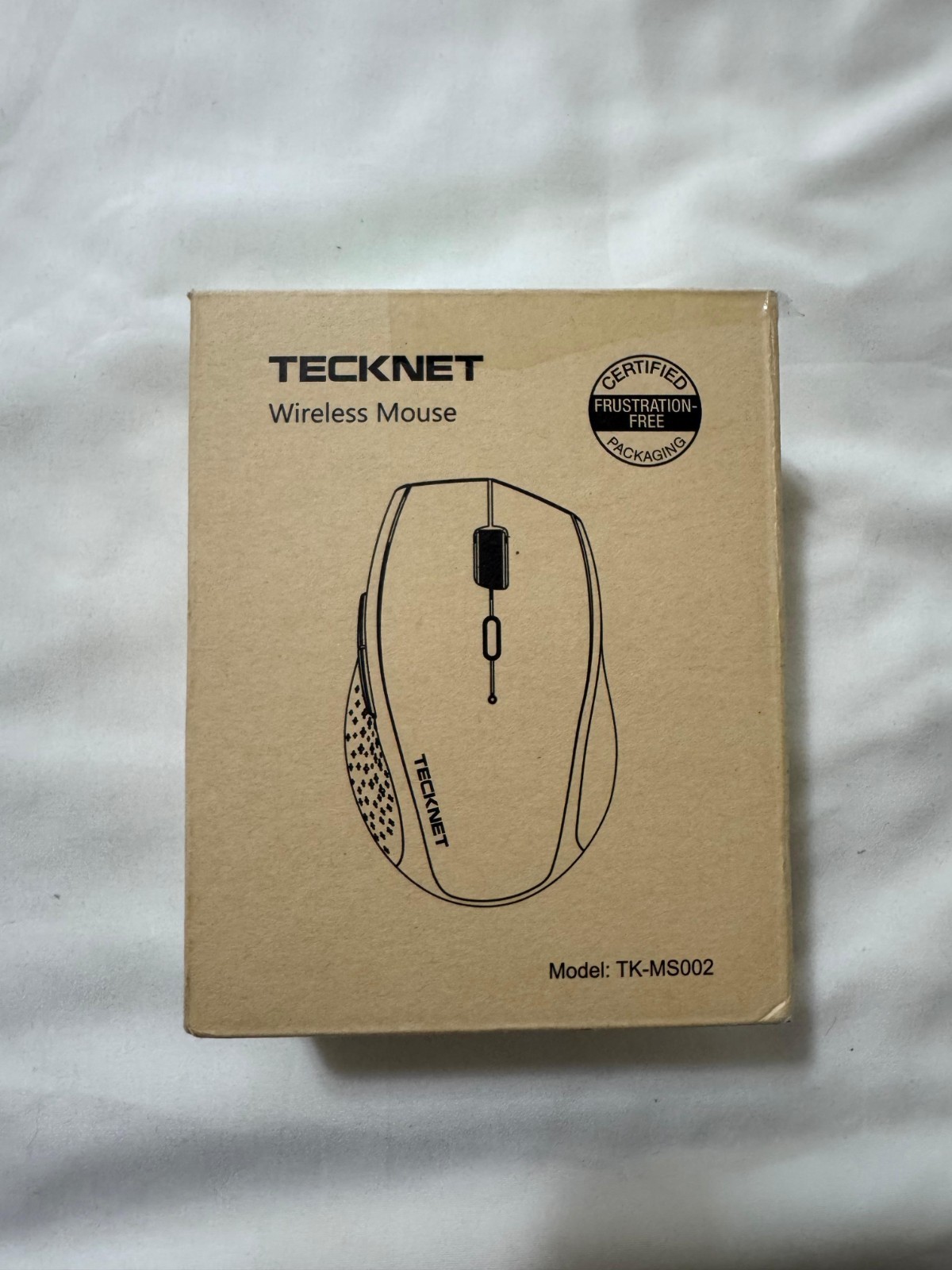 TECKNET TK‑MS002 Wireless Mouse – Rechargeable 2.4GHz – Brand New Open Box – USB