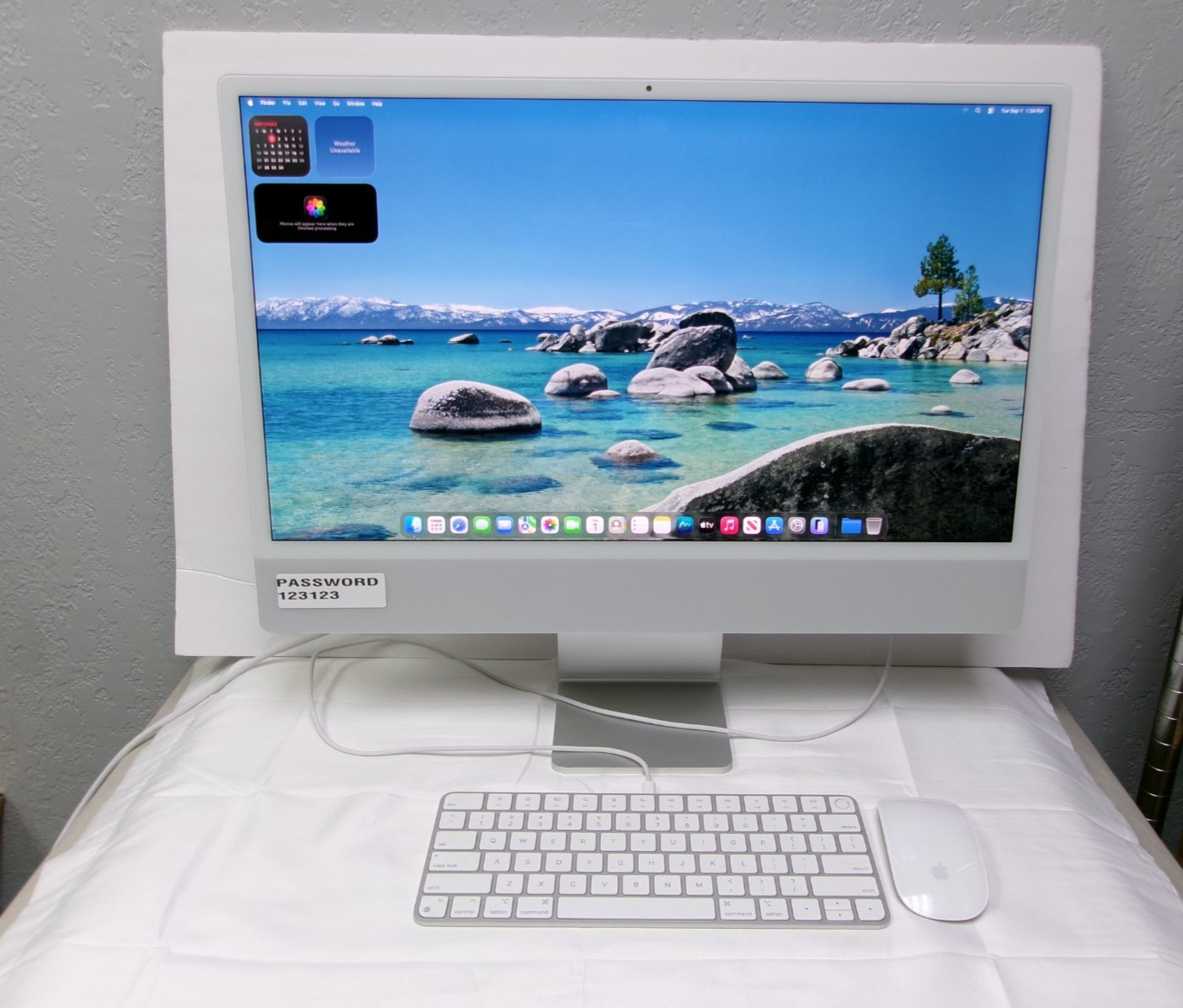 Apple iMac A2438 2021 24" M1 @ 3.2GHz 256GB 16GB TAHOE SILVER
