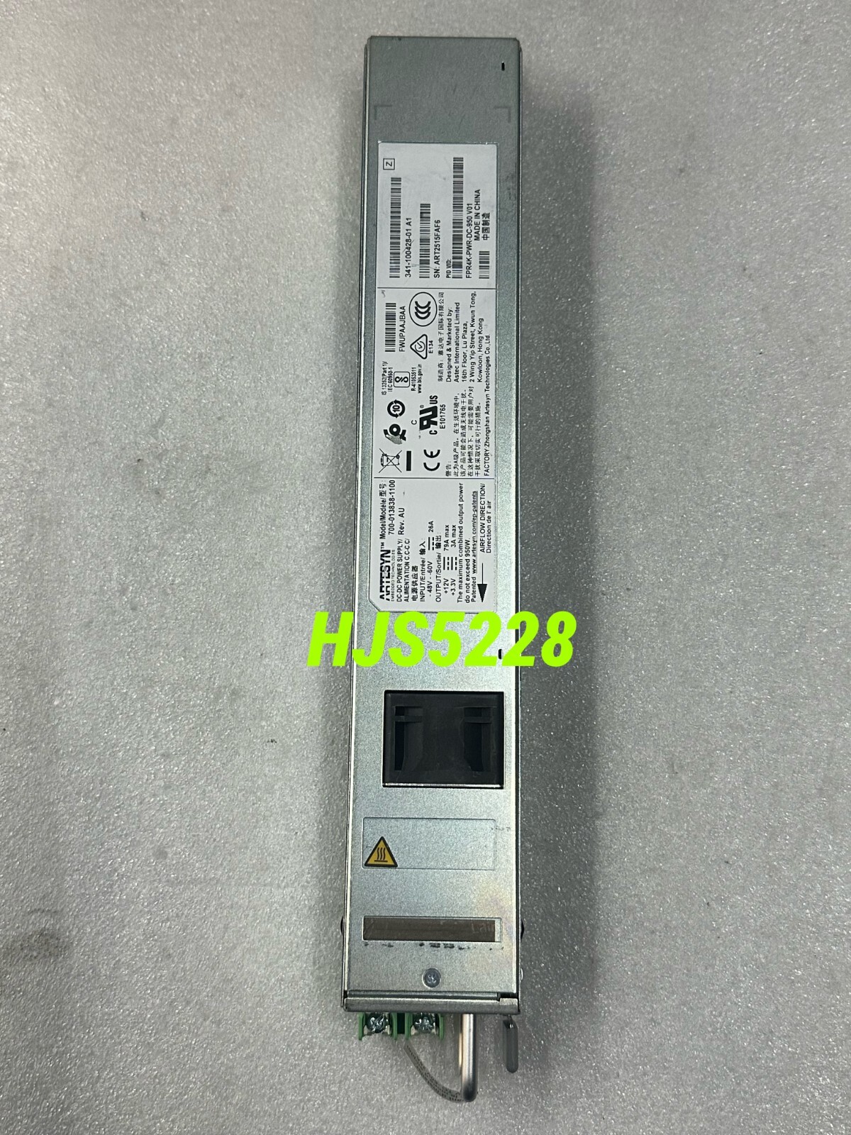 Cisco FPR4K-PWR-DC-950，341-100428-01,Cisco original second-hand power supply