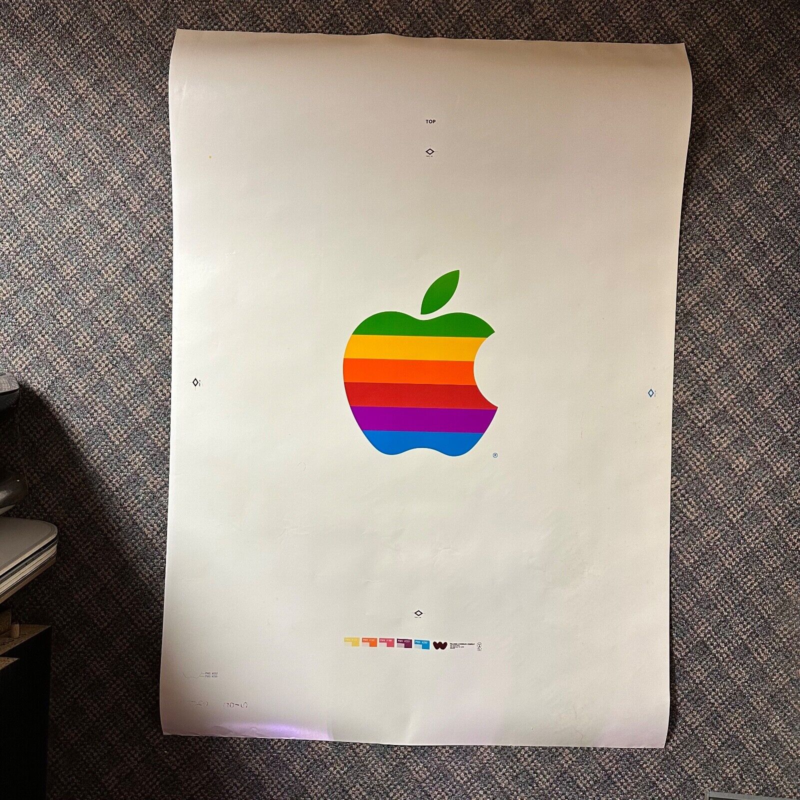 SELLER EXCLUSIVE _ ONE OF A KIND _ APPLE COMPUTER_ MASTER POSTER _EXTREMELY RARE