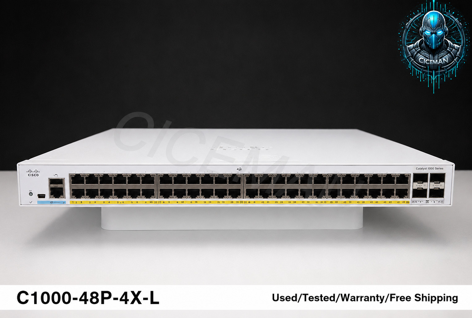 Cisco C1000-48P-4X-L Catalyst 1000 48-Port PoE Switch & SFP+